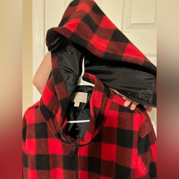 Red/Black Plaid Jacket 3X Woman Within - Picture 2 of 2
